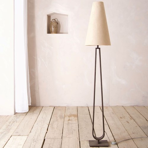 20Th Century French Brutalist Floor Lamp
