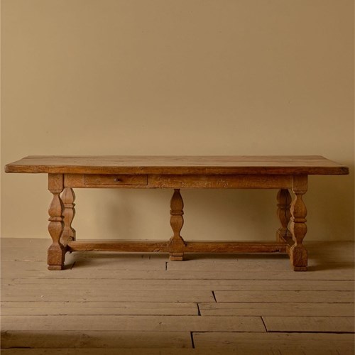 18Th Century Solid Chestnut Dining Table