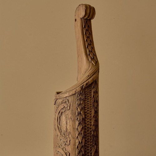18Th Century Carved Newel Post