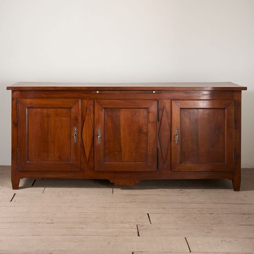 19Th Century Solid Cherrywood Sideboard