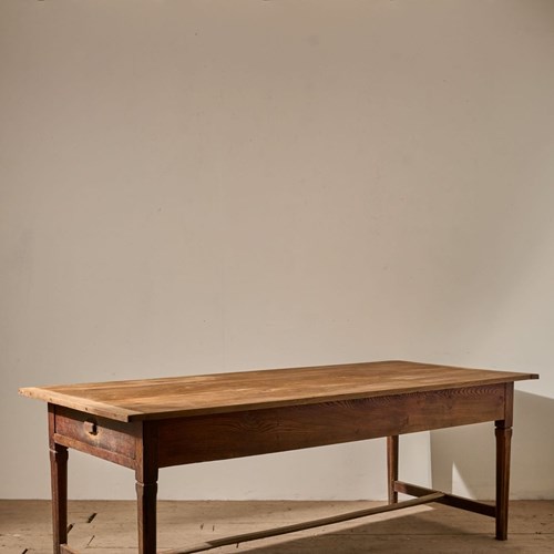 19Th Century French Elm Farmhouse Table