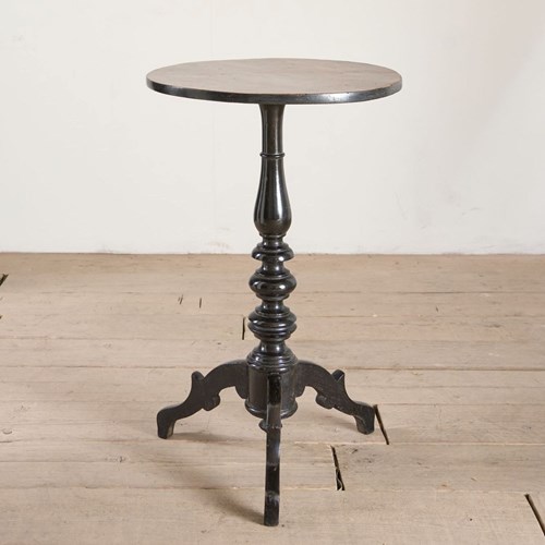 19Th Century Ebonised And Painted Masonic Table