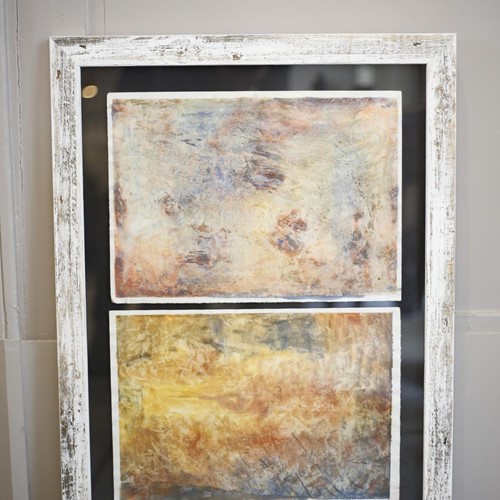 Mixed media abstract painting by Philip Wiseman -1
