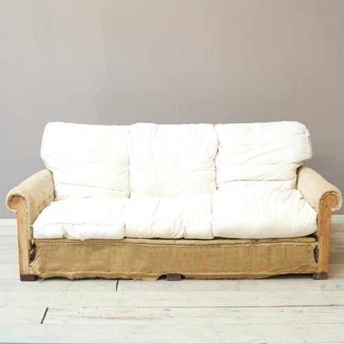 1920'S English Country House Cushioned Back Sofa