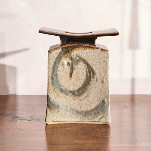 Studio Pottery Vase- Japanese Inspired By Keith Dawdray