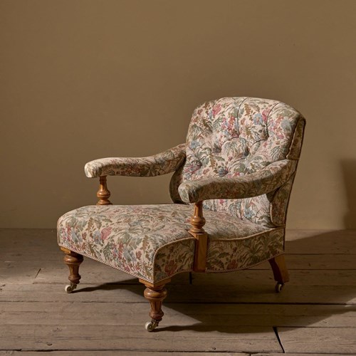 19Th Century Scottish Country House Open Armchair