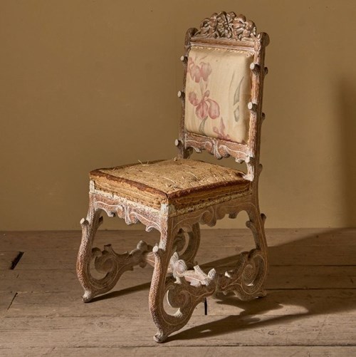19Th Century Faux Bois Side Chair