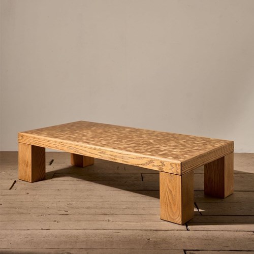 Mid 20Th Century Parquetry Oak Coffee Table