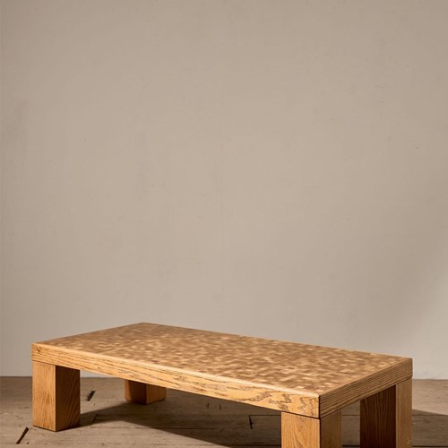 Mid 20Th Century Parquetry Oak Coffee Table