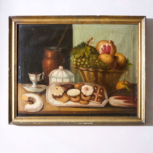 18Th Century Italian Still Life - Biscuits