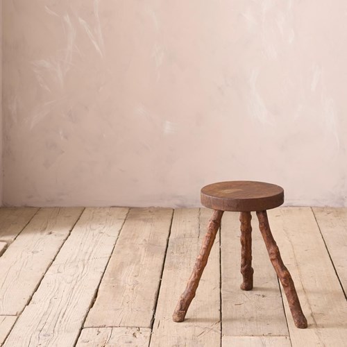 20Th Century Naturalistic Stool/Side Table