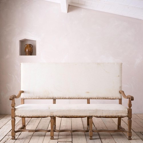19Th Century French Hall Bench