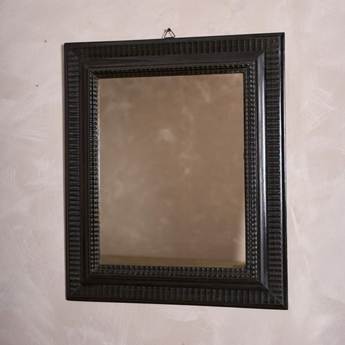 19Th Century Italian Ebonised Mirror - No7