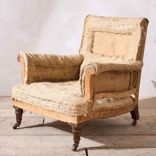 19Th Century English Country House Armchair By Waring & Gillow