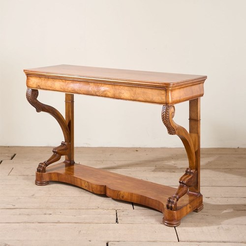 19Th Century Mahogany Console Table