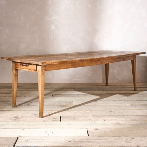 19Th Century 2.45M Elm Dining Table