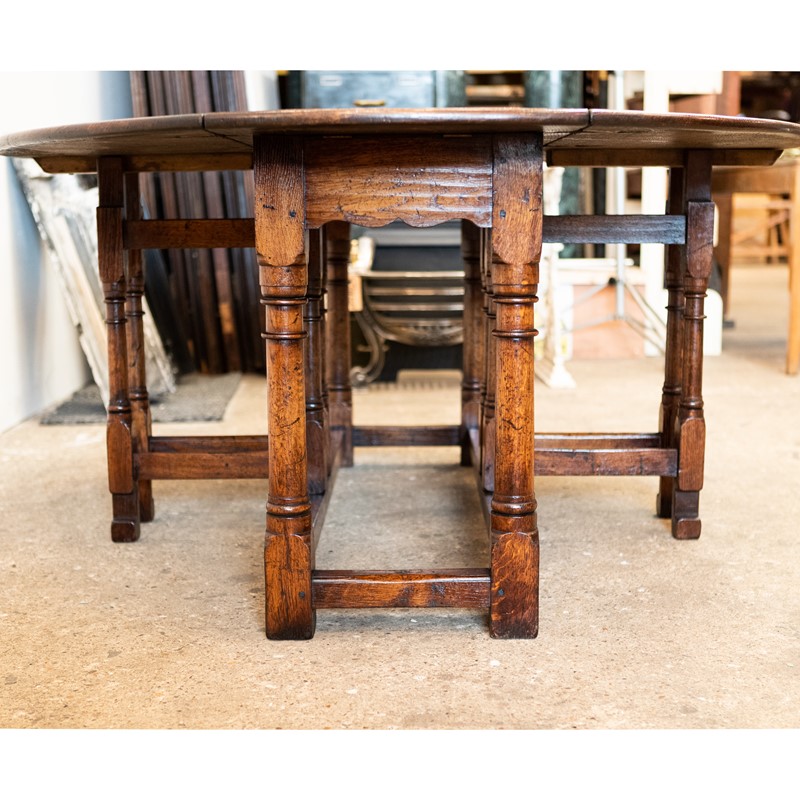 Reclaimed Oak Gate-leg Drop Leaf Table |Wake Table-the-architectural-forum-antique-reclaimed-oak-table-with-gate-legs-and-oval-top-and-leaves-6-main-637887419634035260.jpg