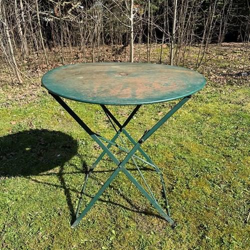 Forest Green Garden Table