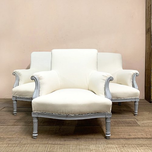 Set Of 3 Napoleon III Armchairs (Each)