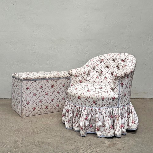 Low Back Crapaud Armchair
