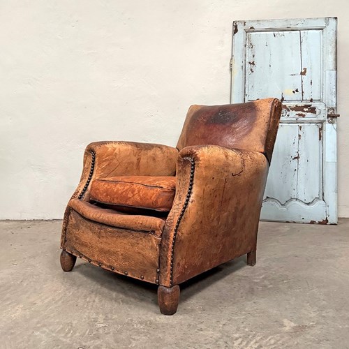Leather Club Armchair