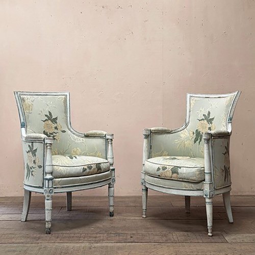 Near Pair Of Directoire Chairs