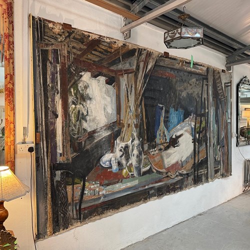 Large Wall Canvas By Jacques Brivot