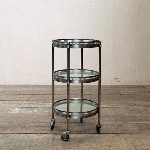 Nickel 3 Tier Table By Maison Jansen