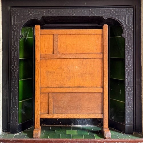 Oak Fire Screen