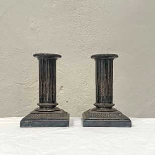 Pair Of Short Candlesticks