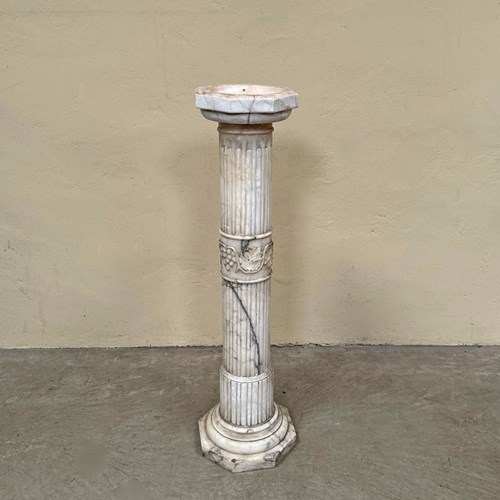 Veined Marble Column