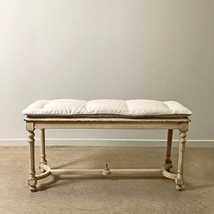 Louis XVI Bench With Cushion