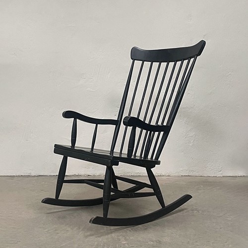 Ebonised Rocking Chair