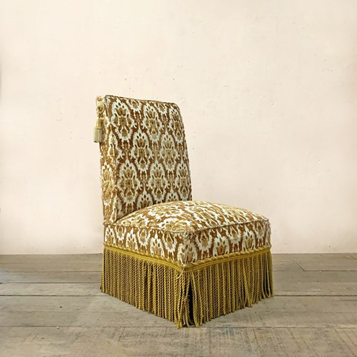 Napoleon III Slipper Chair (We Can Re-Upholster)