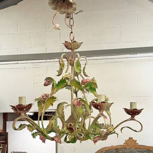 Toleware Candle Chandelier