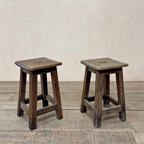 19Th Century A-Frame Stools (Each)