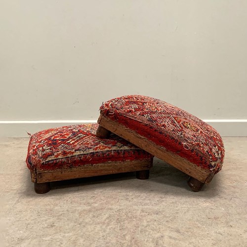 2 Carpet Footstools (Each)