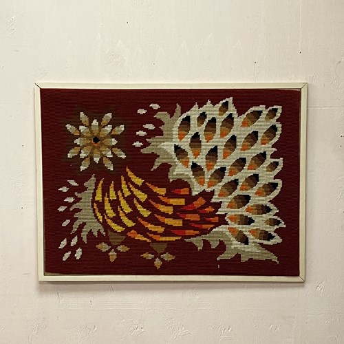 Needlepoint Cockerel