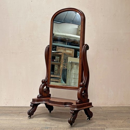 Victorian Cheval Mirror 