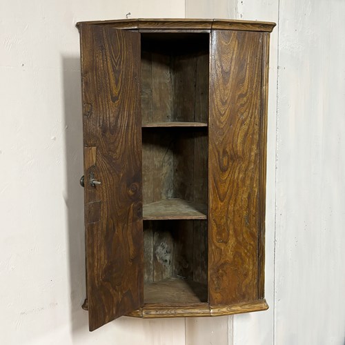 18Th Century Corner Cupboard