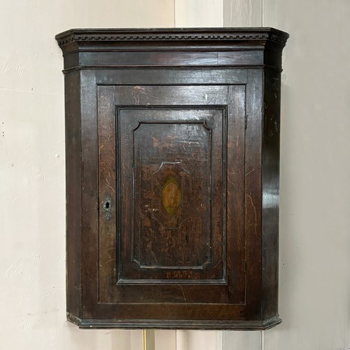 Oak Corner Cupboard