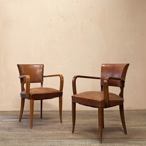 Pair Of Bridge Chairs 'As Is'