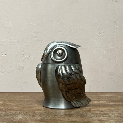 Mid Century Owl Ice Bucket