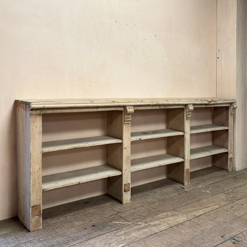 Vicrotian Scrubbed Pime Shelves