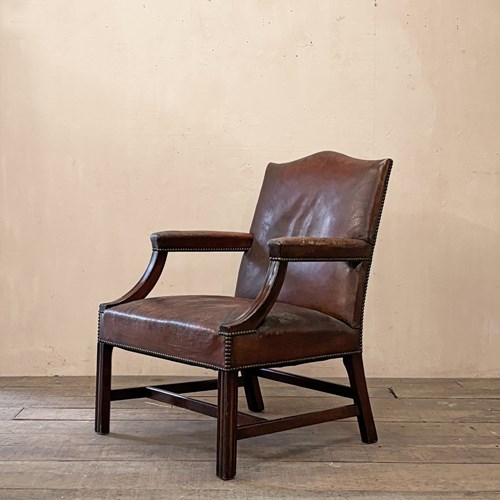 Leather Gainsborough Chairs