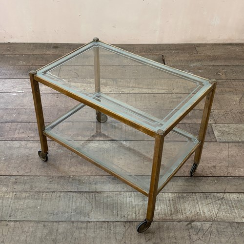 Mid Century 2 Tier Table