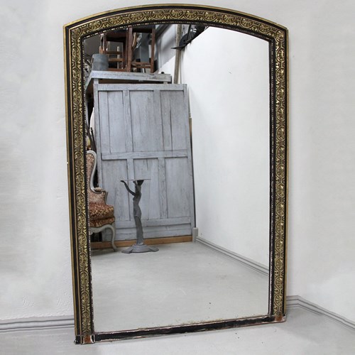 Arch Top Overmantel Mirror