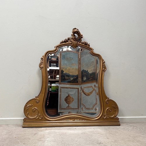 Louis XV Style Overmantle Mirror