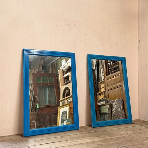 Pair Of Blue Mirrors