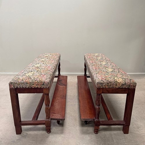 Pair Of Upholstered Benches